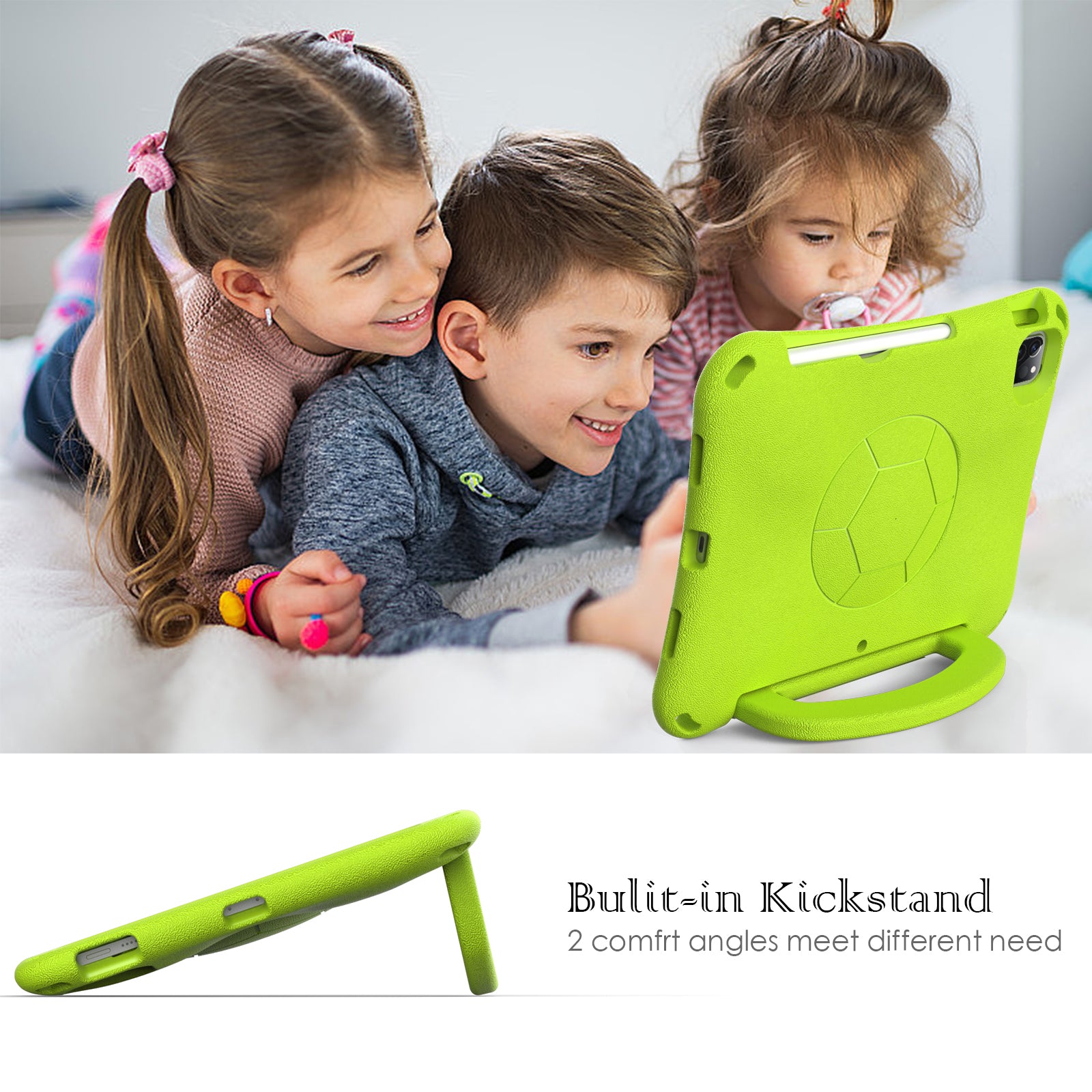 For iPad Pro 11-inch (2018) / (2020) / (2021) / iPad Air (2022) / (2020) Case Kickstand EVA Tablet Cover For iPad Pro 11-inch (2018) / (2020) / (2021) / iPad Air (2022) / (2020) Case Kickstand EVA Tablet Cover